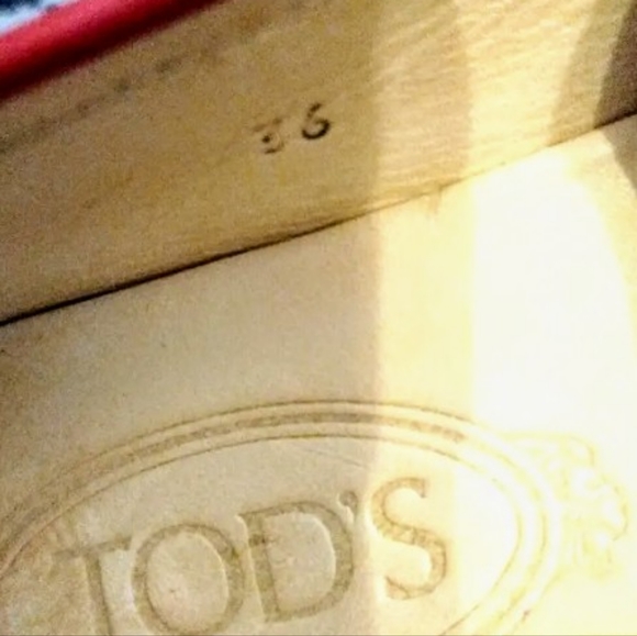 Tod's women's Gommino leather slip on driving loafers in size 36/6 - Picture 7 of 7